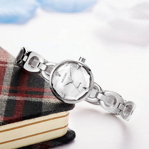 MEGIR New Fashion Ladies Watch Brand Luxury Women Watches Waterproof Rose Gold Stainless Steel Quartz Wrist Watch montre femme