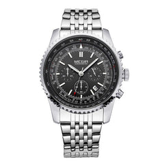 MEGIR Quartz Watch Men Military Sport Chronograph Luminous Clock Mens Watches Top Brand Luxury Wristwatch relogio masculino
