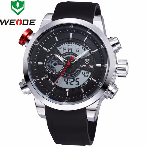 New Luxury Brand WEIDE Men's Quartz Digital Led Watches Men Casual Sports Clock Military Wrist watches Relogio Masculino