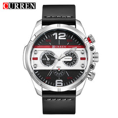 2019 CURREN New Watches Men Luxury Brand Army Military Watch Male Leather Sports Quartz Wristwatches Relogio Masculino 8259