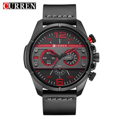 2019 CURREN New Watches Men Luxury Brand Army Military Watch Male Leather Sports Quartz Wristwatches Relogio Masculino 8259