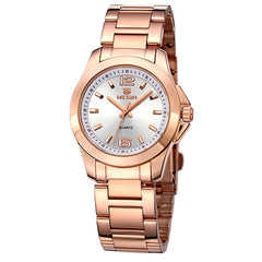 MEGIR Fashion Luxury Women's Watches Ladies Silver Gold Bracelet For Women Steel Quartz Wrist Watch Women relogio feminino saat