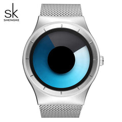 Shengke Luxury Watches Women Fashion Stainless Steel Wrist Watch Ladies Clock Reloj Mujer 2019 SK Creative Women Quartz Watch