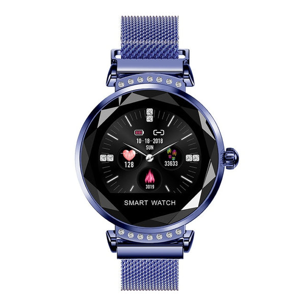Rundoing H2 Smart watch Waterproof Women ladies fashion Smartwatch Heart rate monitor Fitness Tracker For android and IOS