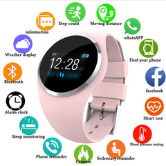Smart Watch Women Heart Rate Blood Monitor Bluetooth Pedometer Female Fitness Intelligent Sports Watch for Android iOS