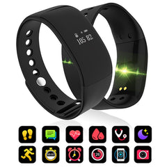 V66 Smart Bracelet Waterproof Heart Rate Monitor Men Smart Band Alarm Clock Sports Watch SmartWatch For Android IOS Phone