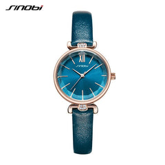 SINOBI Fashion Elegant Watch Women Watches Diamond Thin Quartz Watch Ladies Rose Golden Wristwatch Montre Femme 2019 reloj mujer