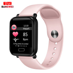 2019 New Women Smart watches Waterproof Sports For Iphone phone Smartwatch Heart Rate Monitor Blood Pressure Functions