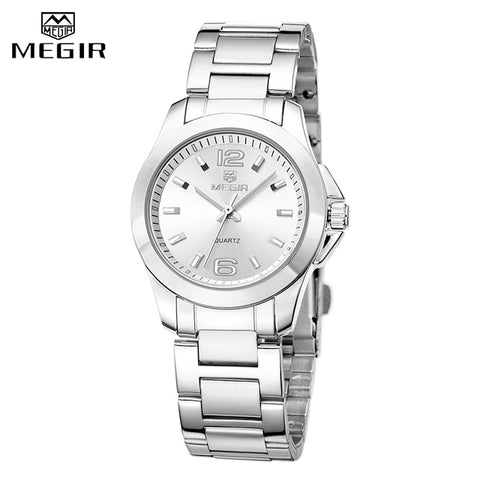 MEGIR Luxury Brand Women Dress Watches Fashion Rose Gold Bracelet Watch for Ladies Wristwatch Female Quartz Clock Montre Femme