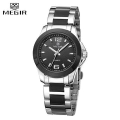 MEGIR Luxury Brand Women Dress Watches Fashion Rose Gold Bracelet Watch for Ladies Wristwatch Female Quartz Clock Montre Femme